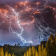 Illustration for article titled Stunning photos of colossal lightning in massive volcano eruption